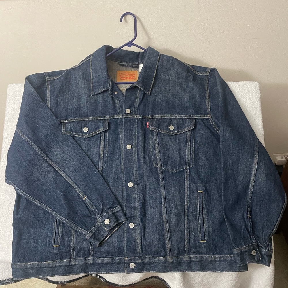 Levi's Men’s Trucker Jacket - Dark Blue Denim